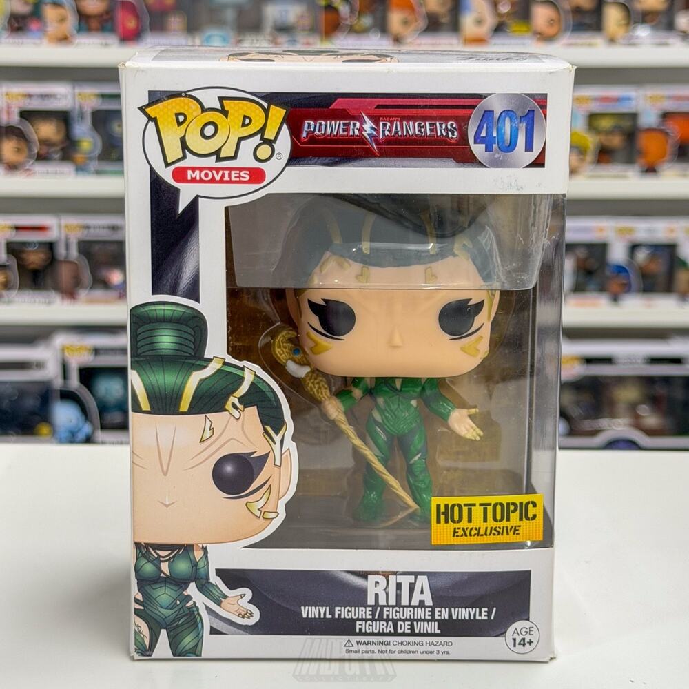 Funko Pop Movies Power Rangers Rita Repula Hot Topic 401 MMPR Toy Vinyl Figure